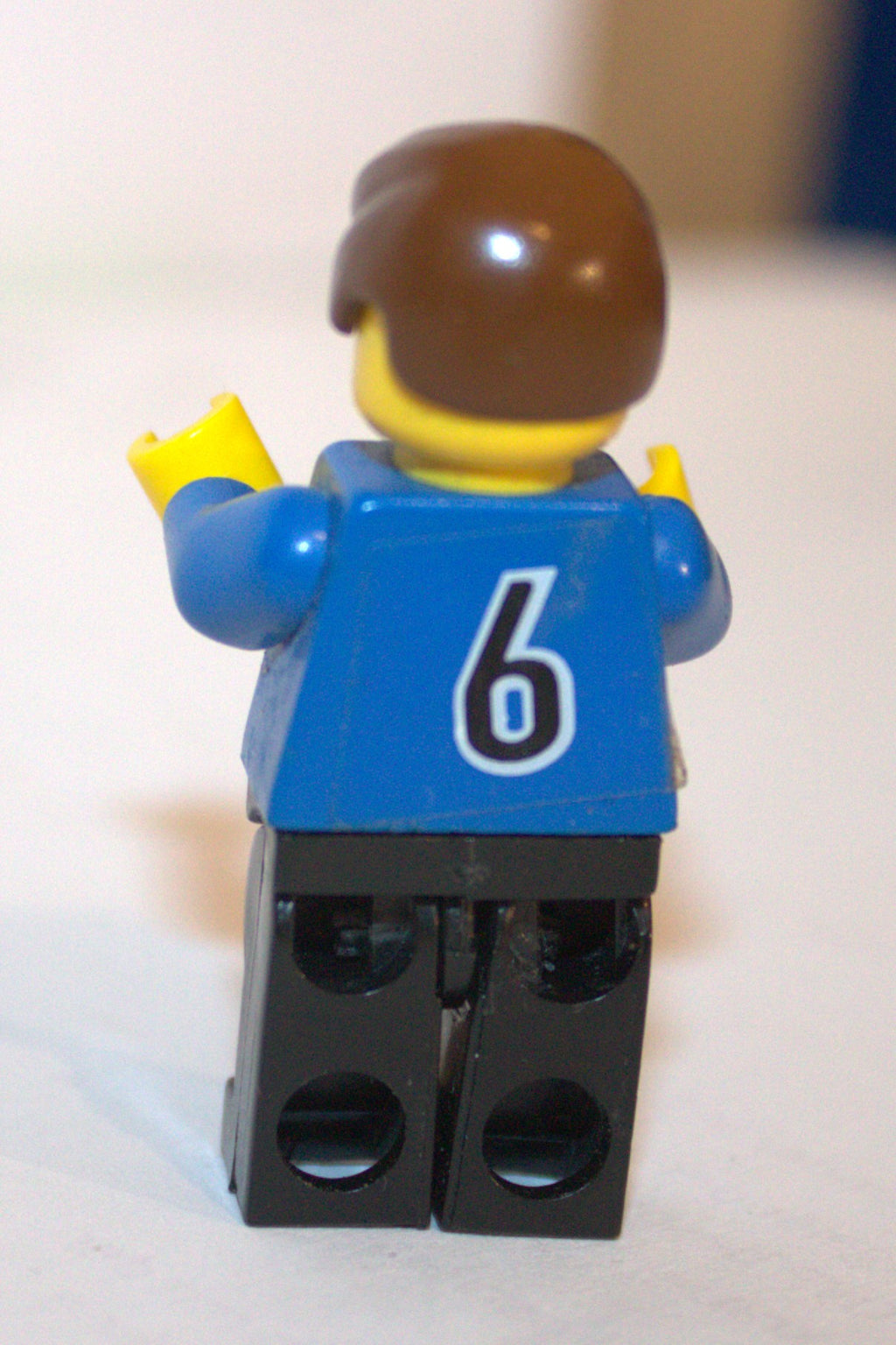 Lego Vintage Fußballspieler Nr. 6 – Russland Trikot (1978) – Komplett