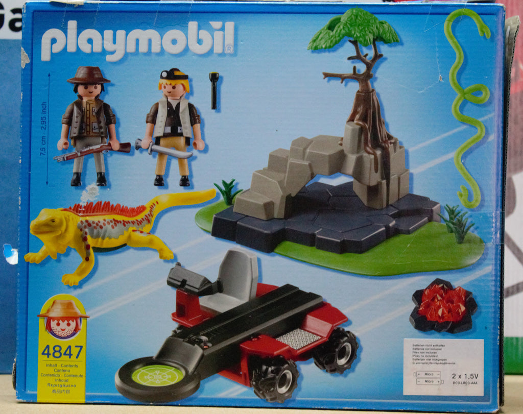 Playmobil 4847 Schatzsuche mit Metalldetektor – Mit OVP (Karton beschädigt)