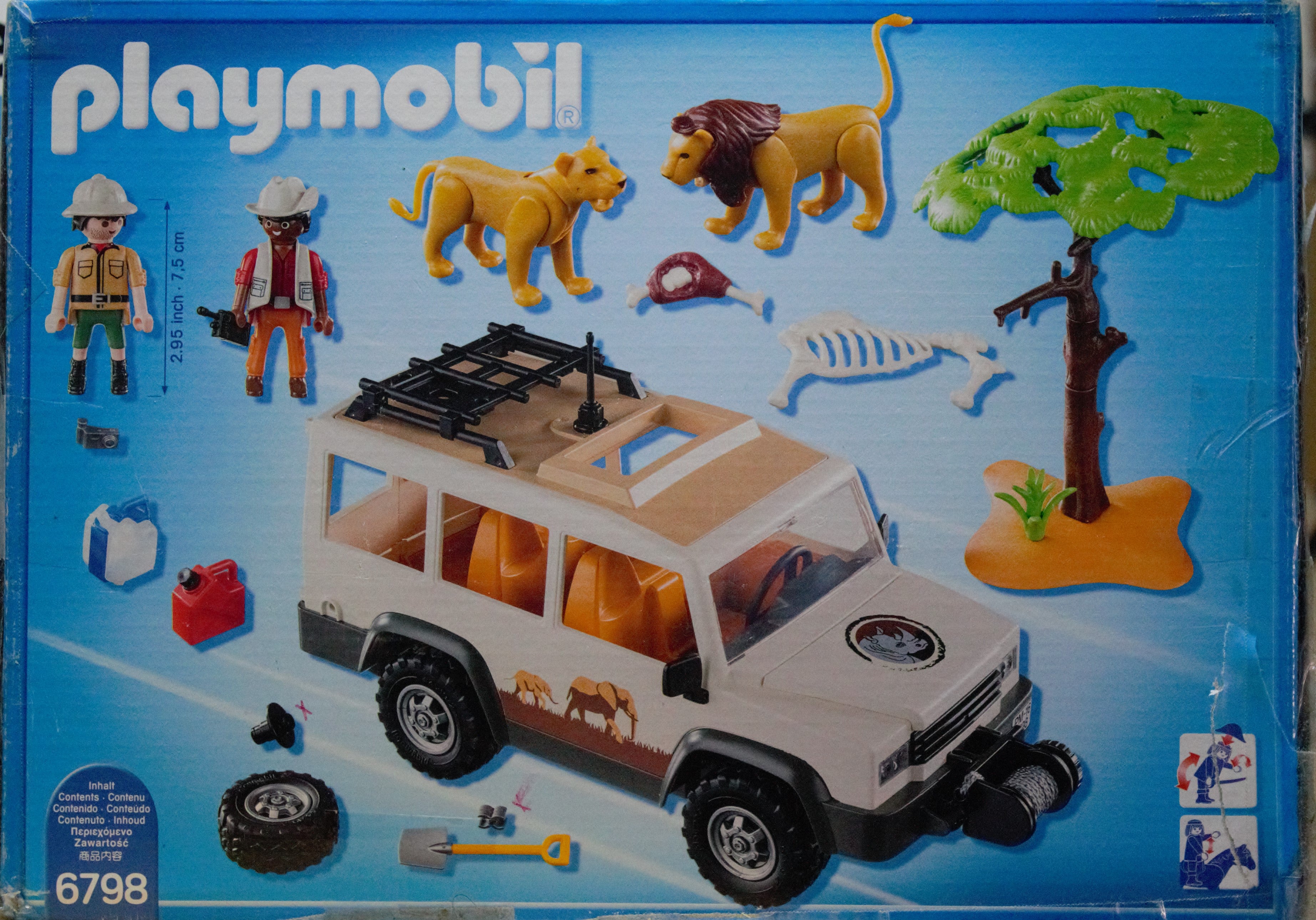 Playmobil 6798 Wild Life Safari Geländewagen – Mit OVP (Karton beschädigt)