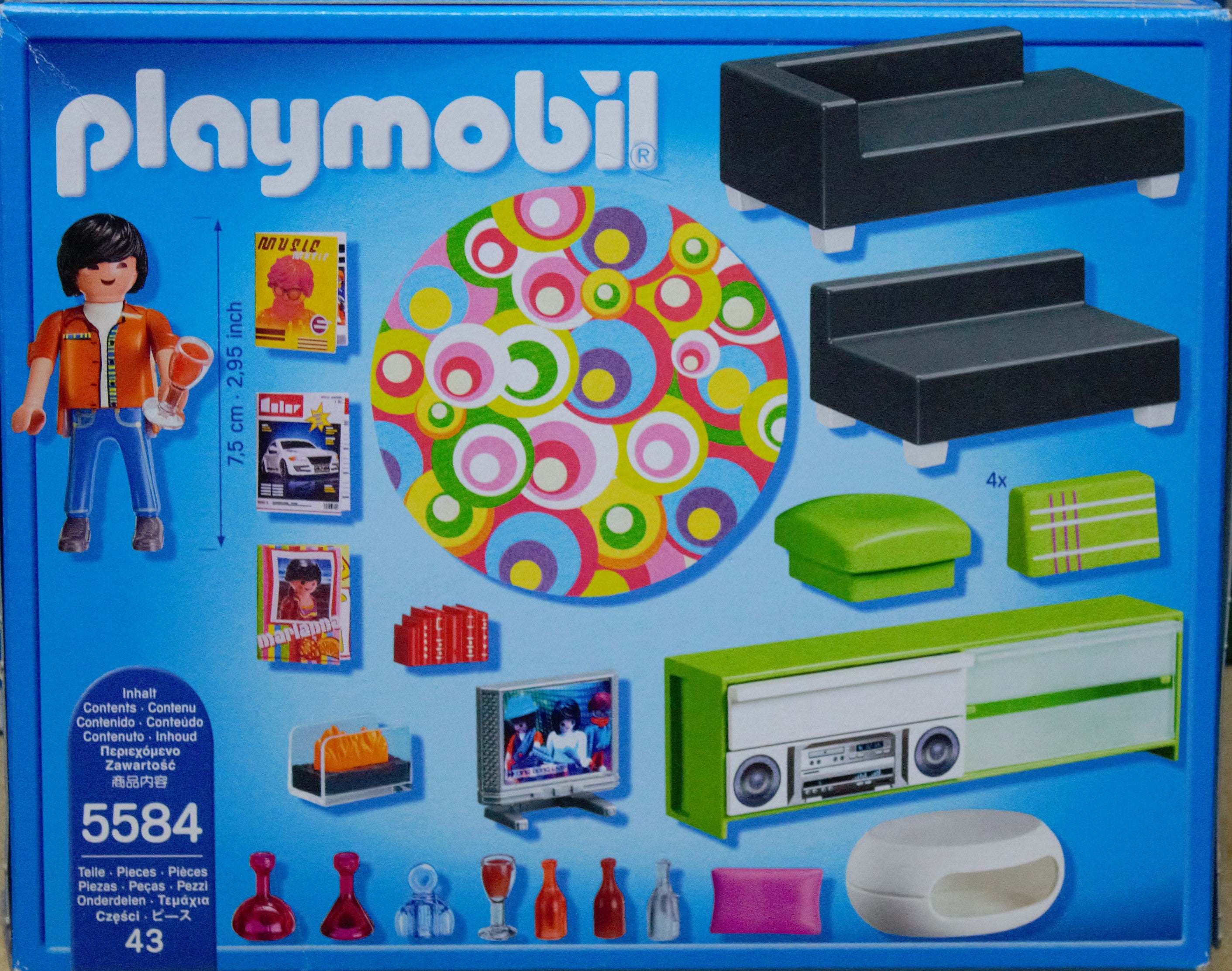 Playmobil 5584 City Life Wohnzimmer – Mit OVP