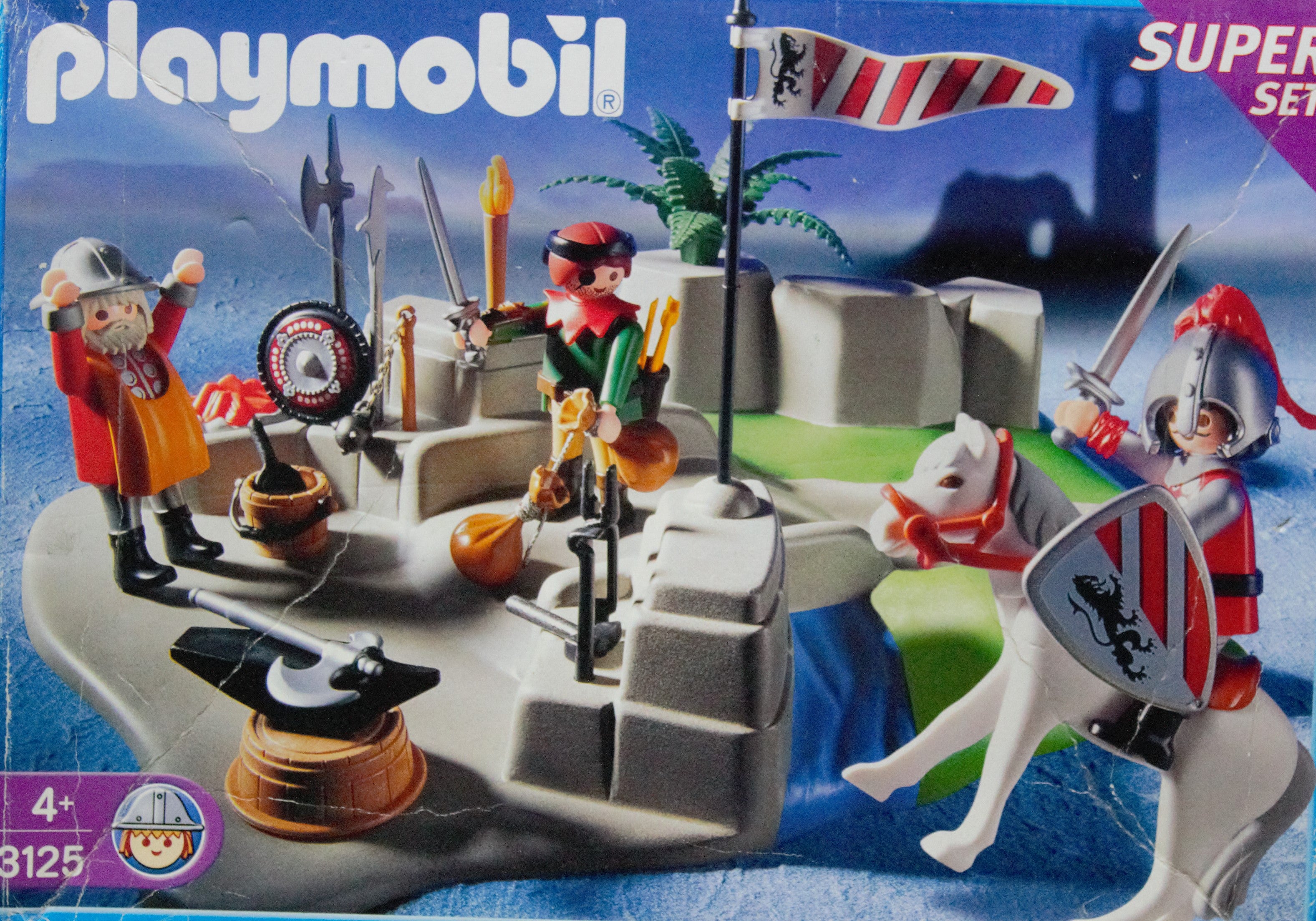 Playmobil 3125 Super Set Ritter – Mit OVP (Karton beschädigt)