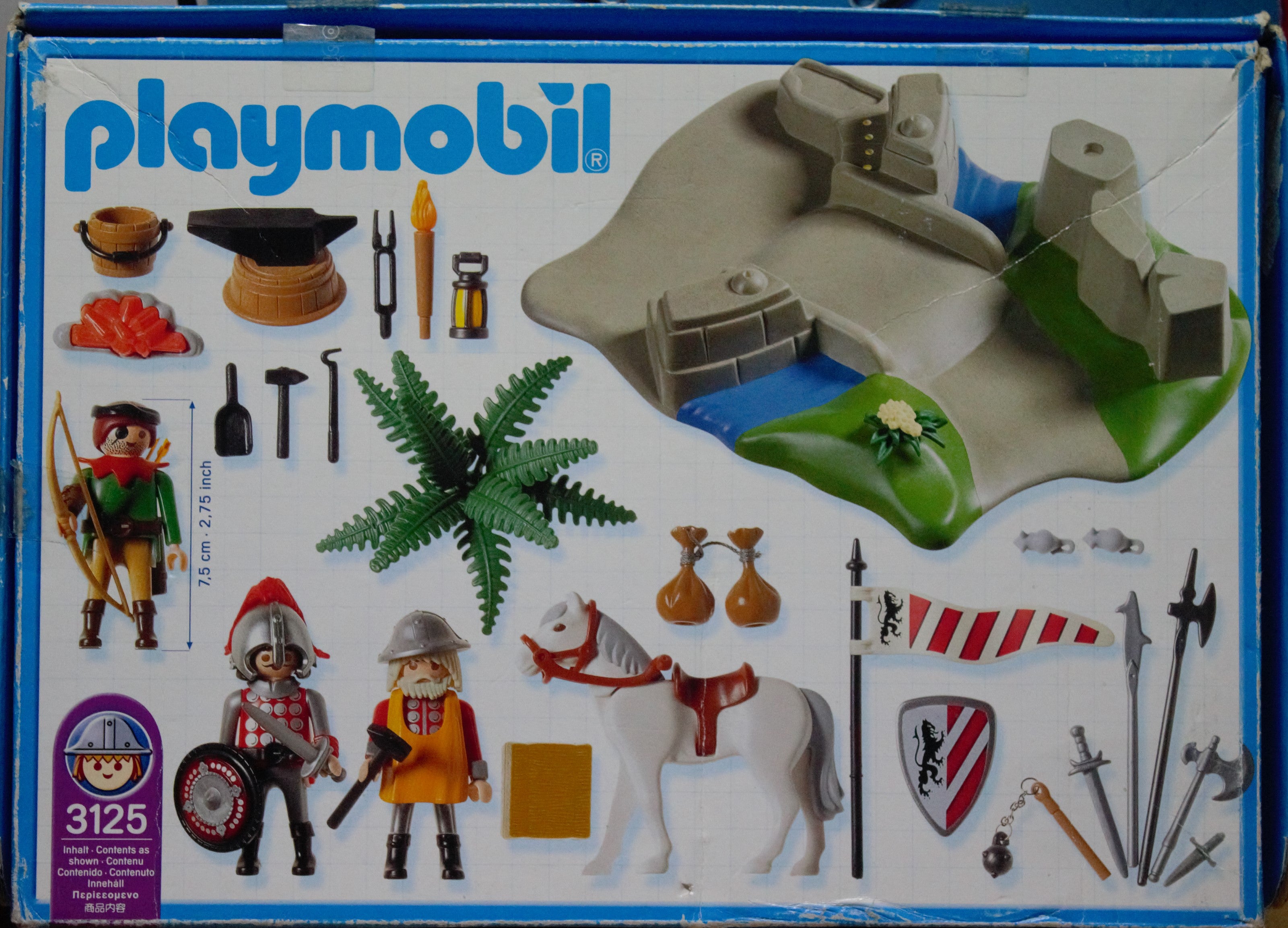 Playmobil 3125 Super Set Ritter – Mit OVP (Karton beschädigt)