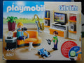Playmobil 9267 City Life Wohnzimmer mit Lichteffekt – Mit OVP (Karton beschädigt)