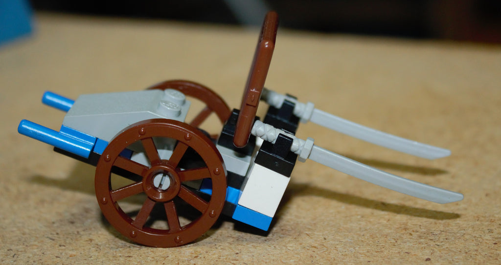 Lego System 6086 – Samurai Krieger mit Kanone