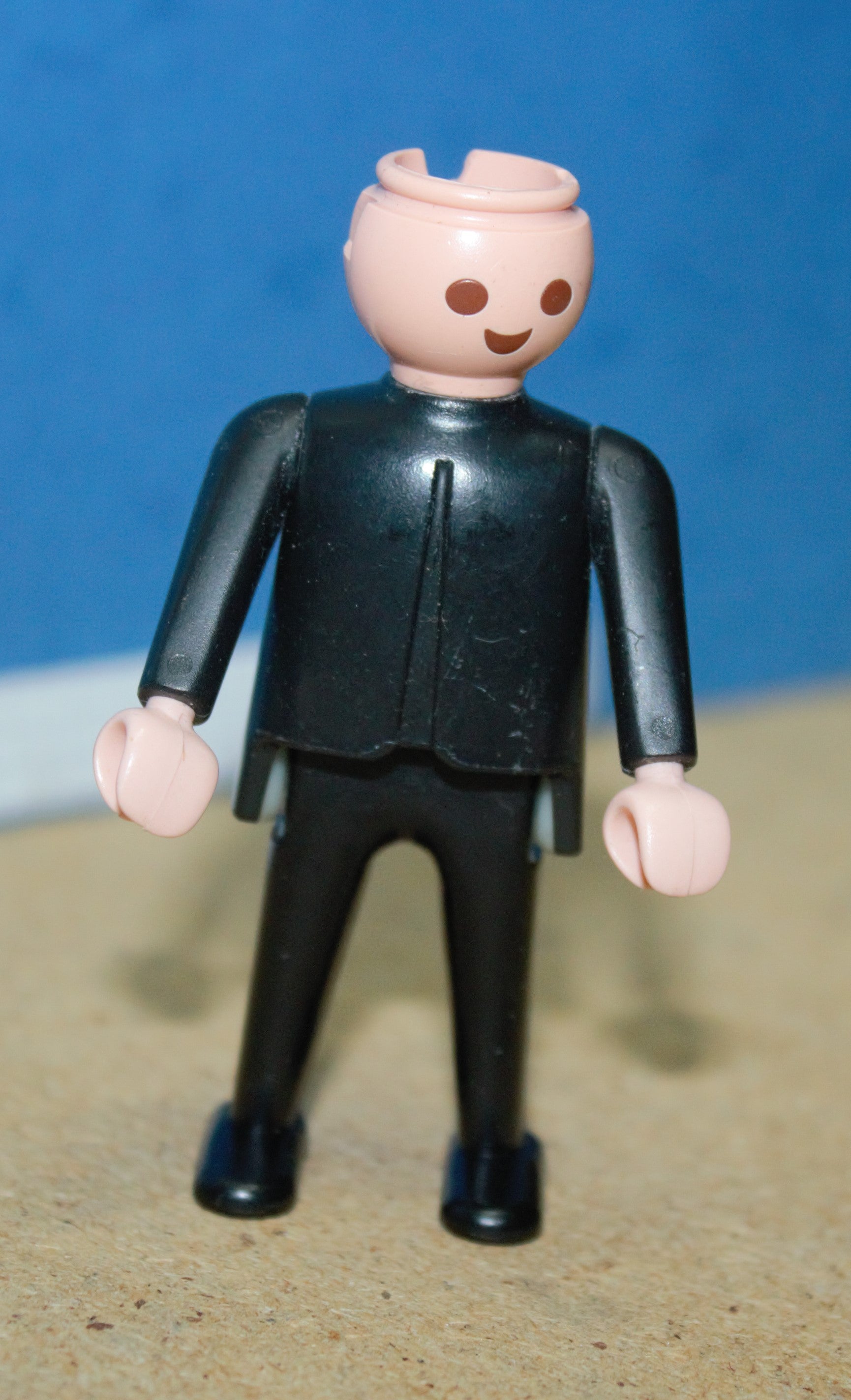 02  Playmobil Figur Mann ohne Haare  – Erstausgabe 1974 (nicht vollständig)