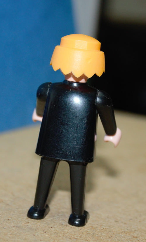 03   Playmobil Figur Mann Schwarz – Erstausgabe 1974 (nicht vollständig)