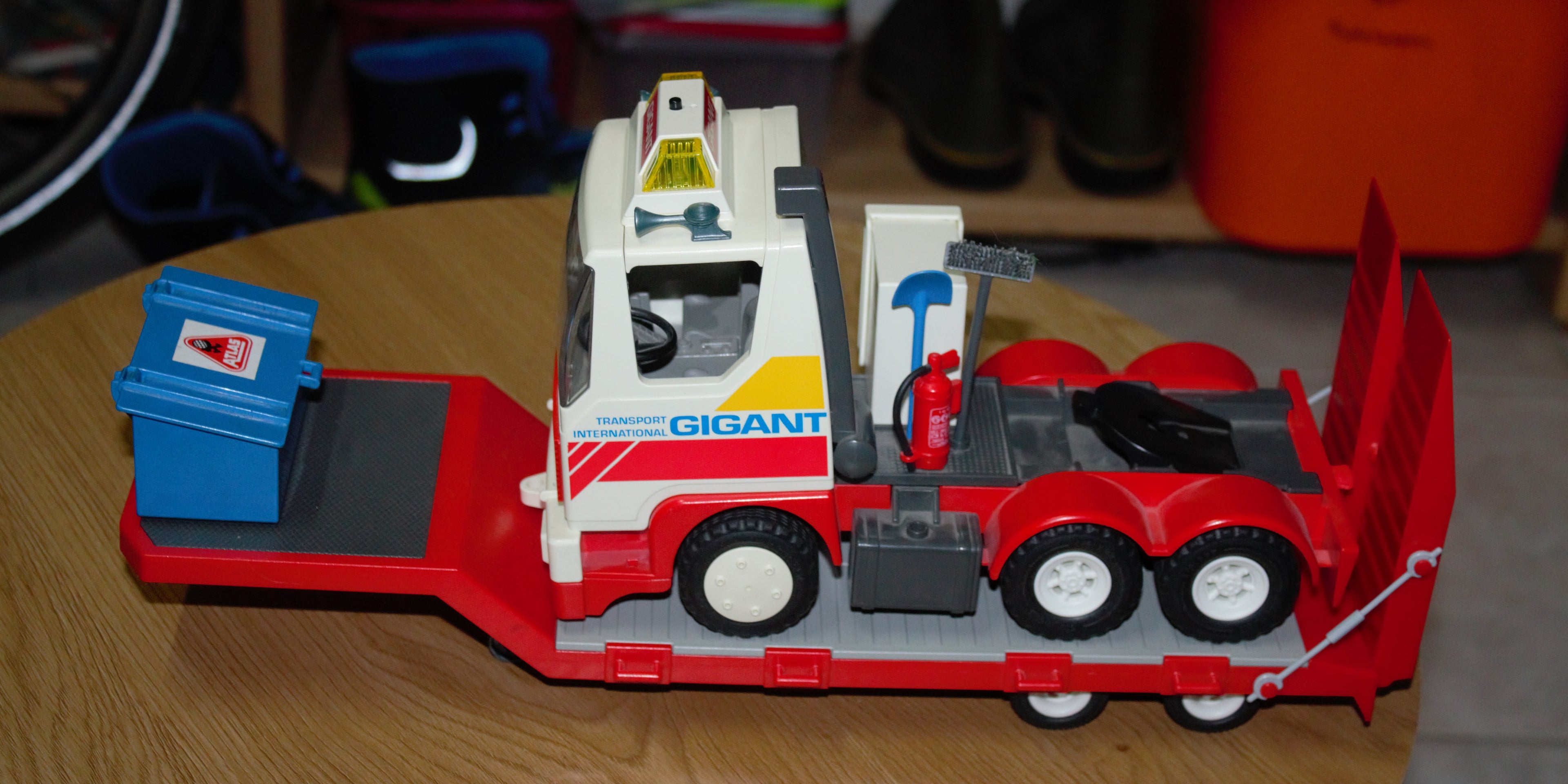 Playmobil 3935 Gigant Tieflader Schwerlasttransporter – gebraucht