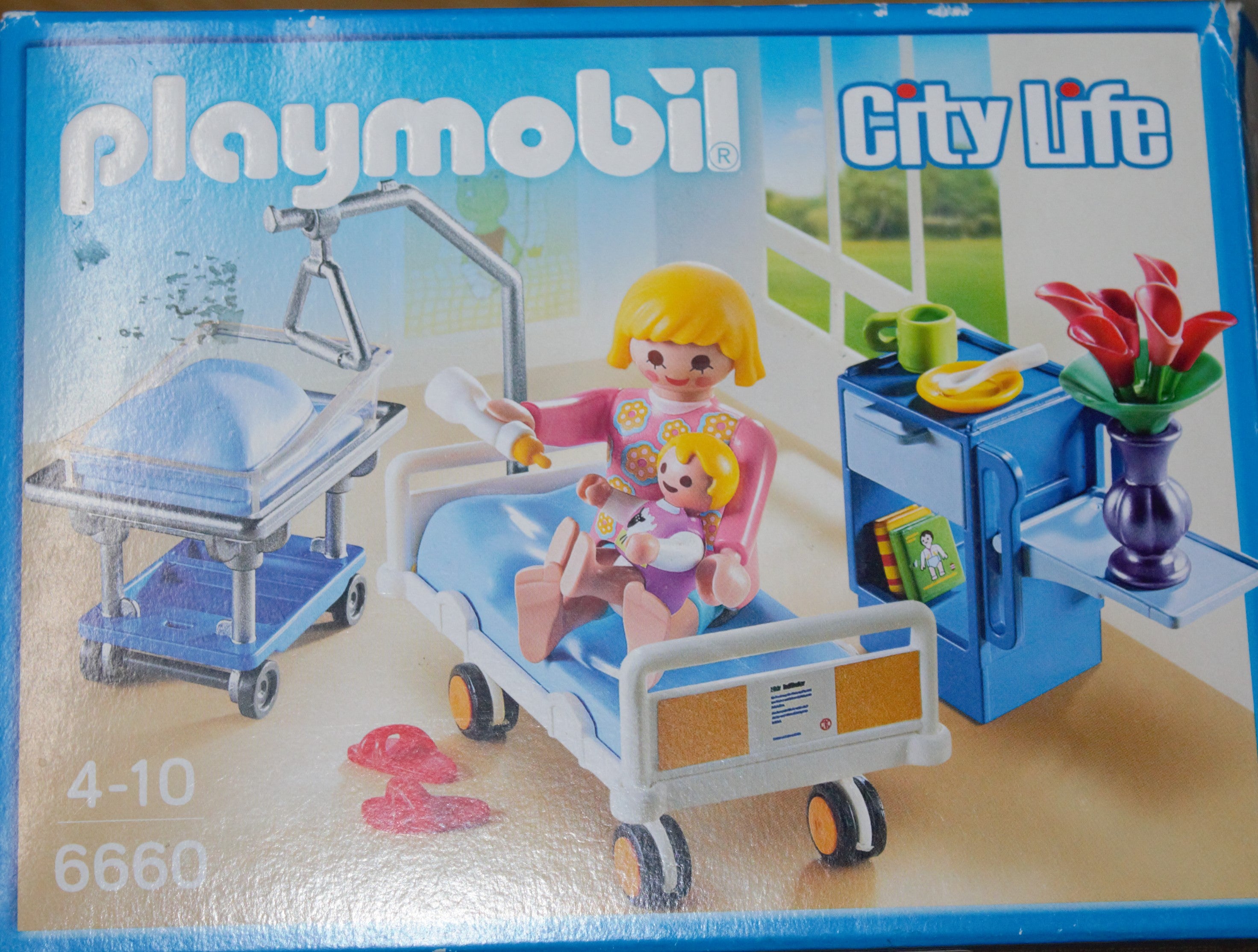 Playmobil 6660 City Life Entbindungsstation – gebraucht, mit OVP