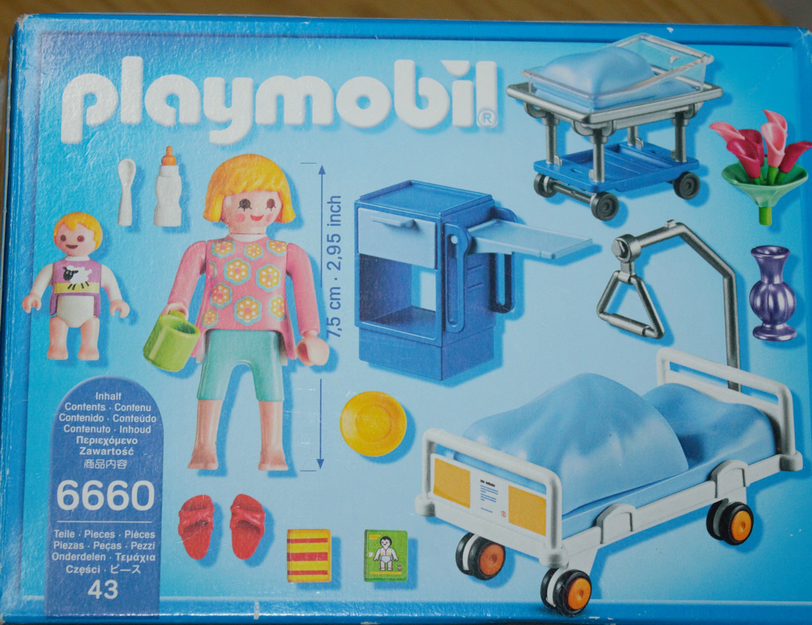 Playmobil 6660 City Life Entbindungsstation – gebraucht, mit OVP