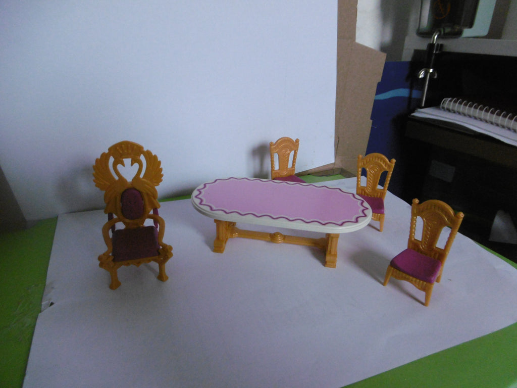 Playmobil Esszimmer-Set Victorian gebraucht (Tisch + 4 Stühle)